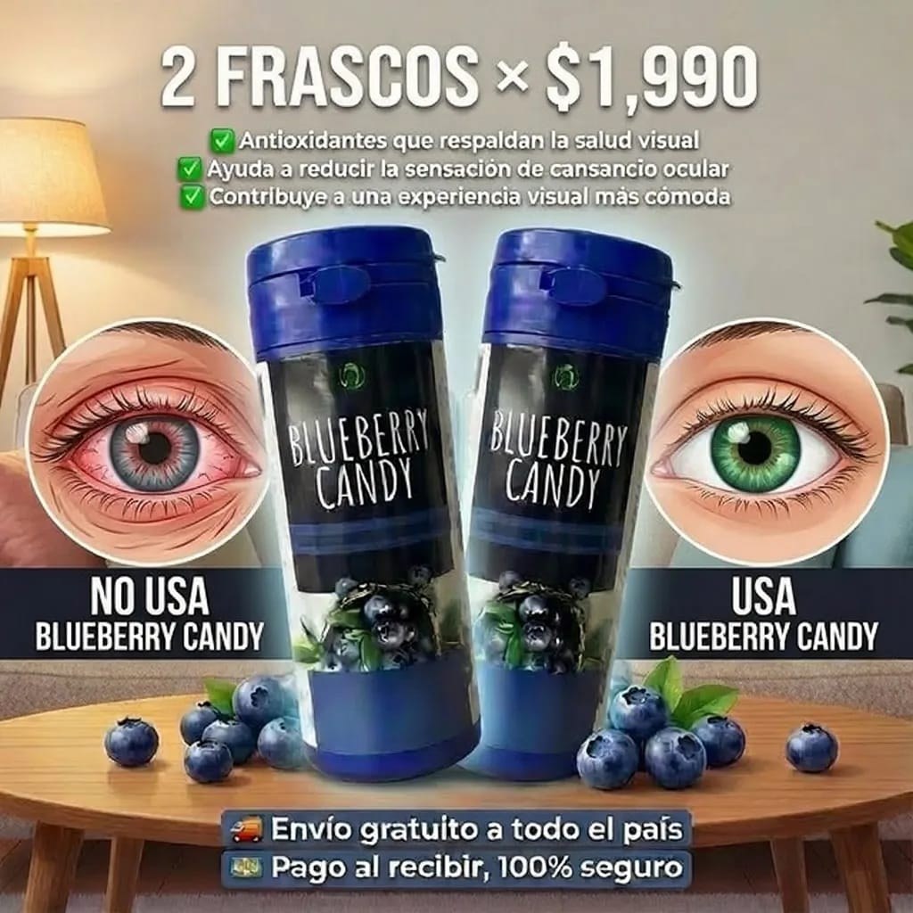 Blueberry Candy, oferta especial 2 frascos por RD$1,990